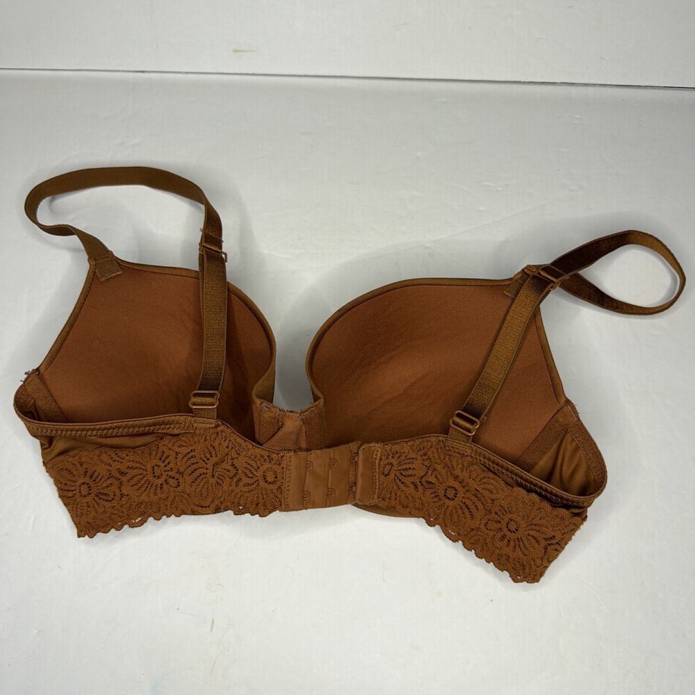 Auden Women’s 34C Bra The Daydreamer Push-up Lace Burgundy Teal Brown Padded - Picture 8 of 11